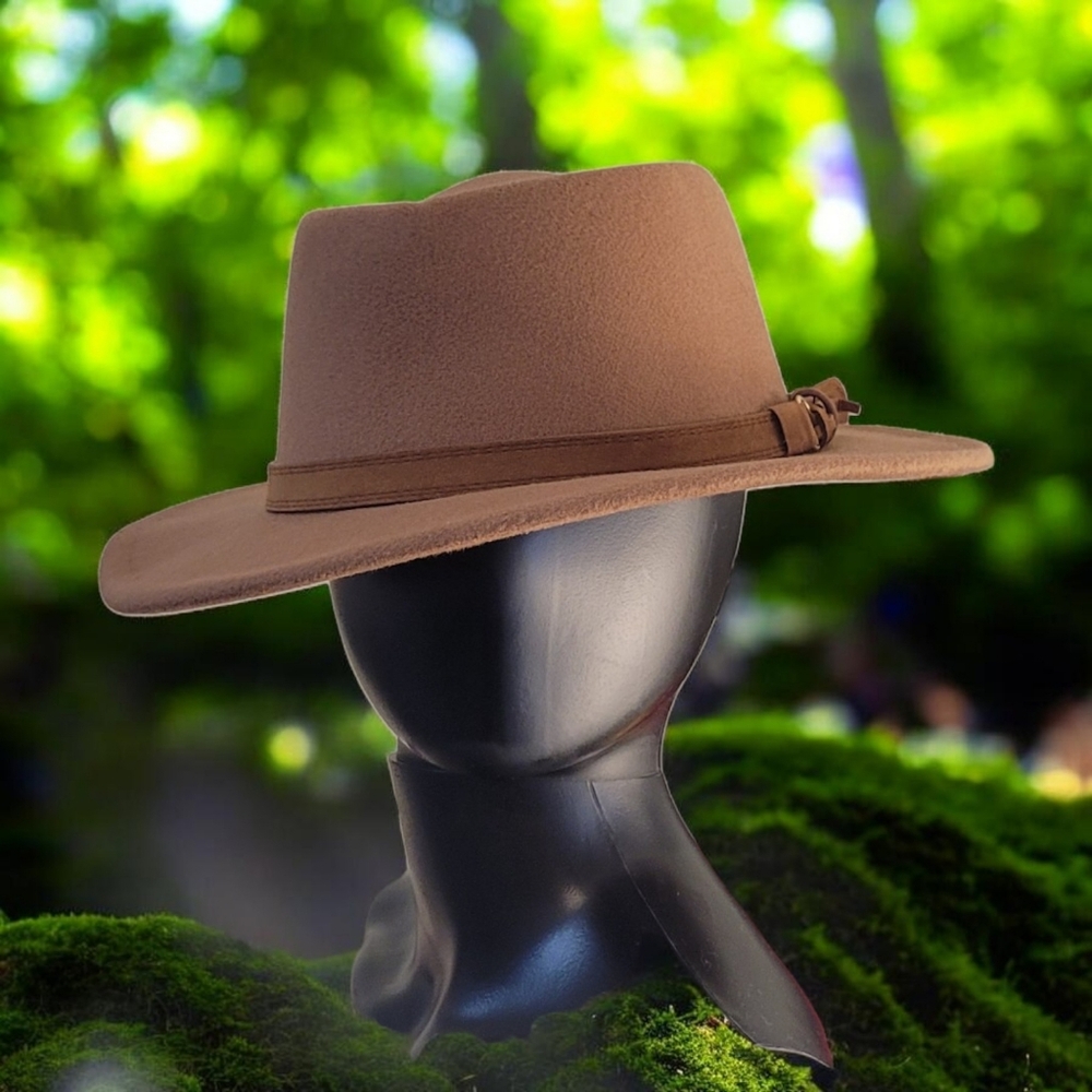 Carmel Brown Fedora - Picture 1 of 7
